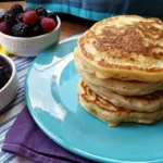 4-Ingredient Fluffy Vegan Protein Pancakes