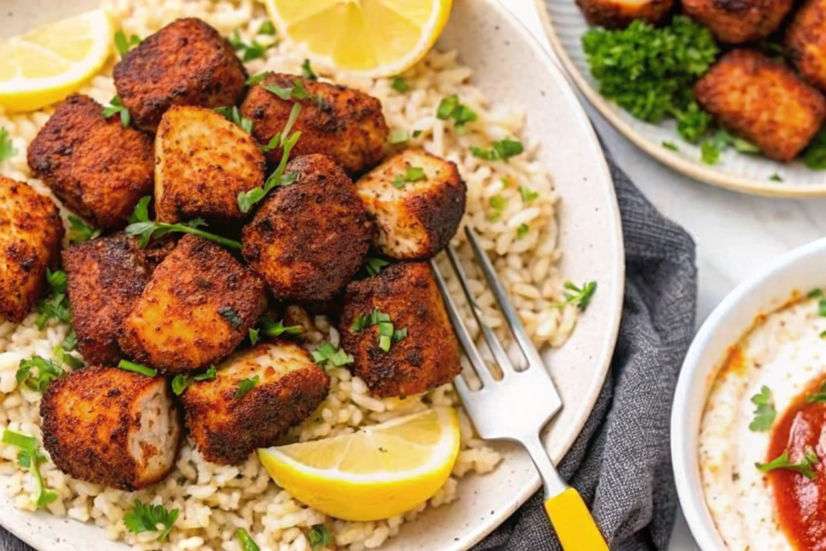 Blackened Air Fryer Salmon Bites Ingredients