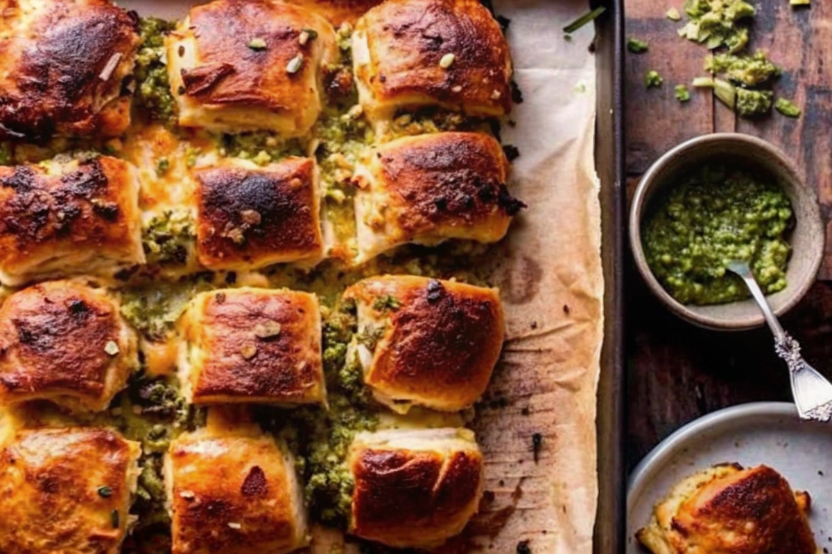 Buffalo Chicken Dip Sliders at a Party