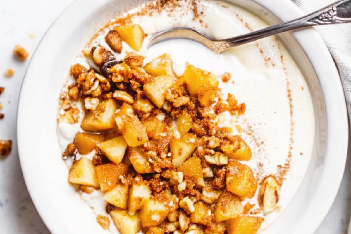Cinnamon Apple Yogurt Bowls