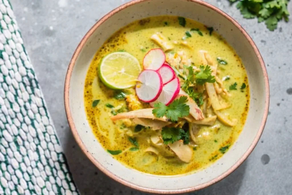 Creamy Chicken Poblano Soup