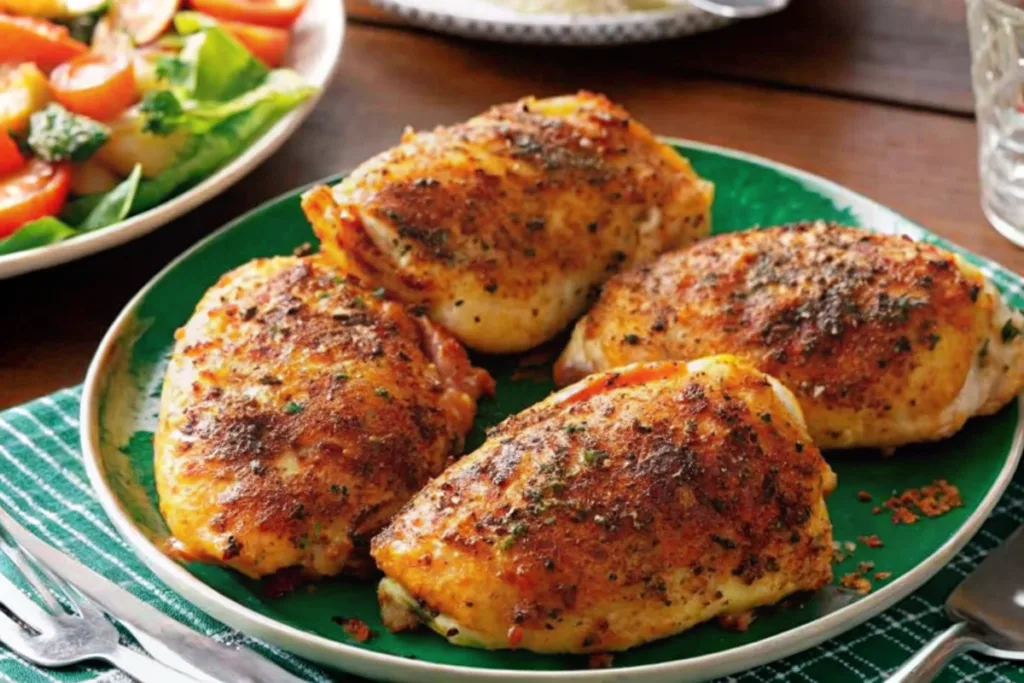 Crispy Baked Chicken Thighs