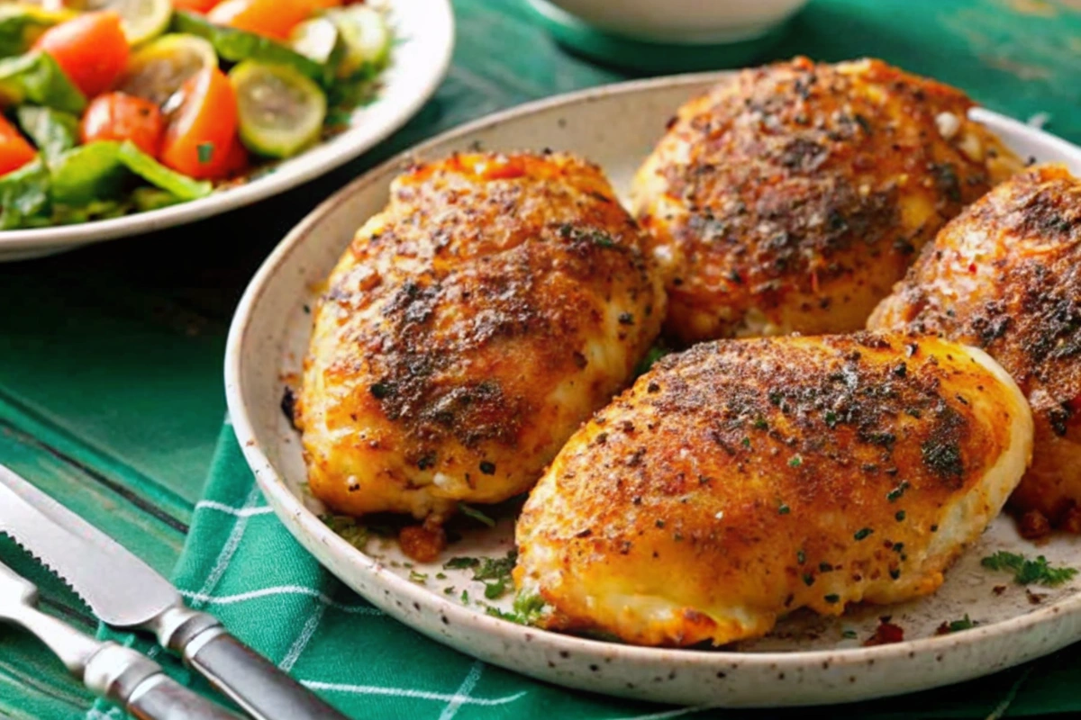 Crispy Baked Chicken Thighs