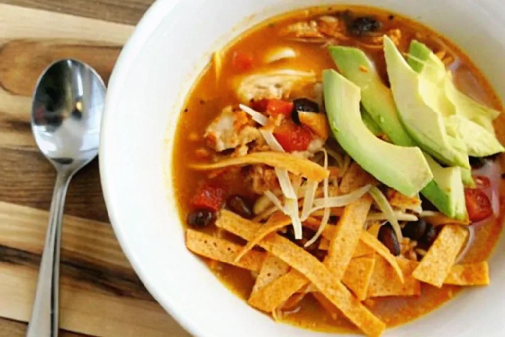 Crock Pot Chicken Tortilla Soup