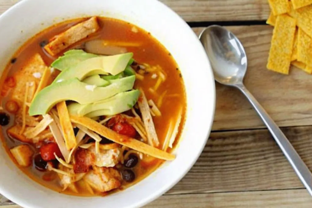 Crock Pot Chicken Tortilla Soup