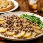 Crock Pot Ground Beef and Potato Dinner