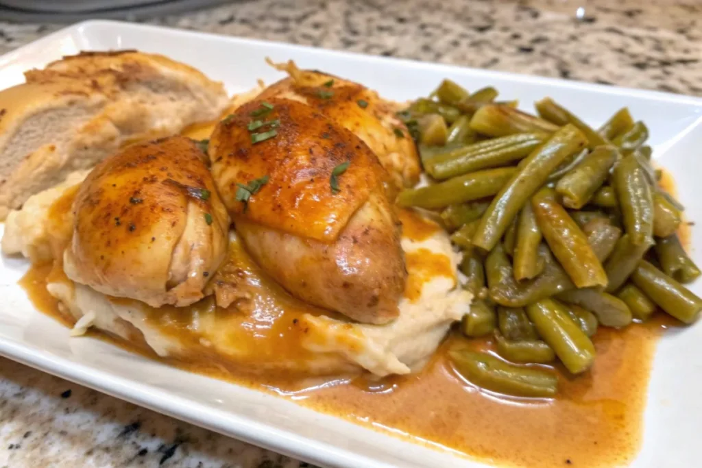 Crockpot Smothered Chicken Legs