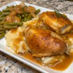 Crockpot Smothered Chicken Legs