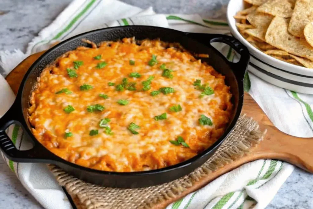 Easy Healthy Buffalo Chicken Dip