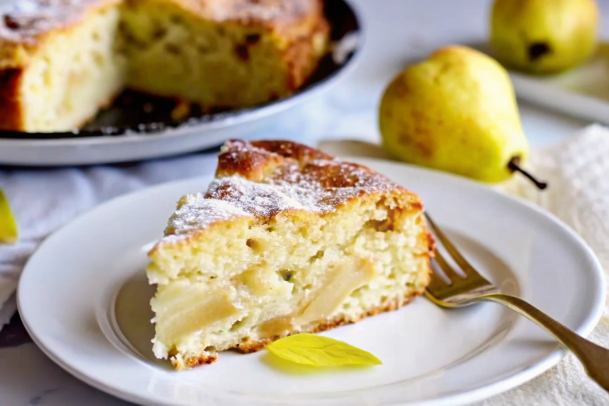 Easy Italian Pear Cake Recipe