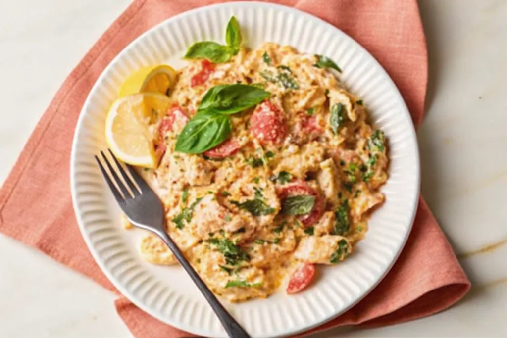 Easy Slow Cooker Boursin Chicken and Pasta