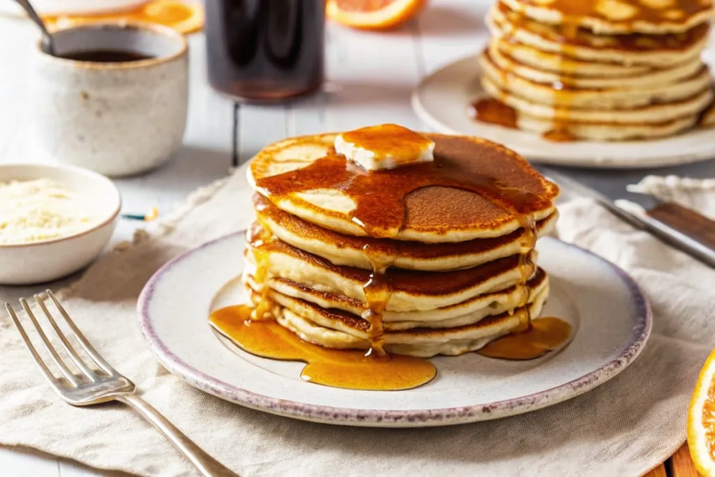 Fluffy Sourdough Pancakes