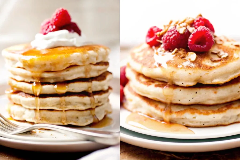Fluffy Vanilla Coconut Pancakes
