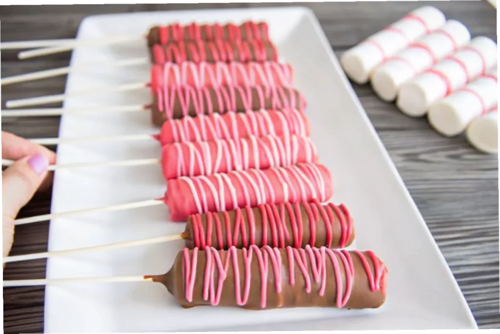 Fun and Easy Valentine Marshmallow Pops