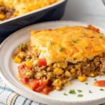 Ground Beef Jiffy Cornbread Casserole