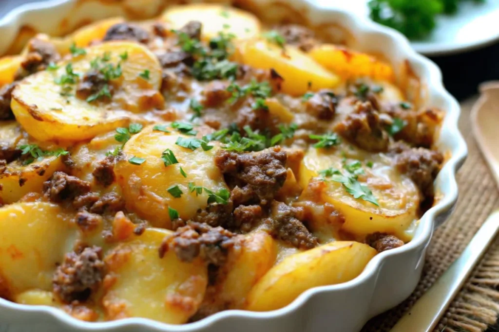Ground Beef Potato Casserole