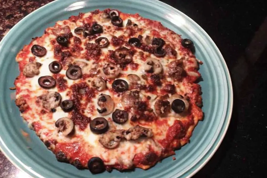 GroundBeef Crust-Pepperoni Pizza