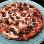 GroundBeef Crust-Pepperoni Pizza