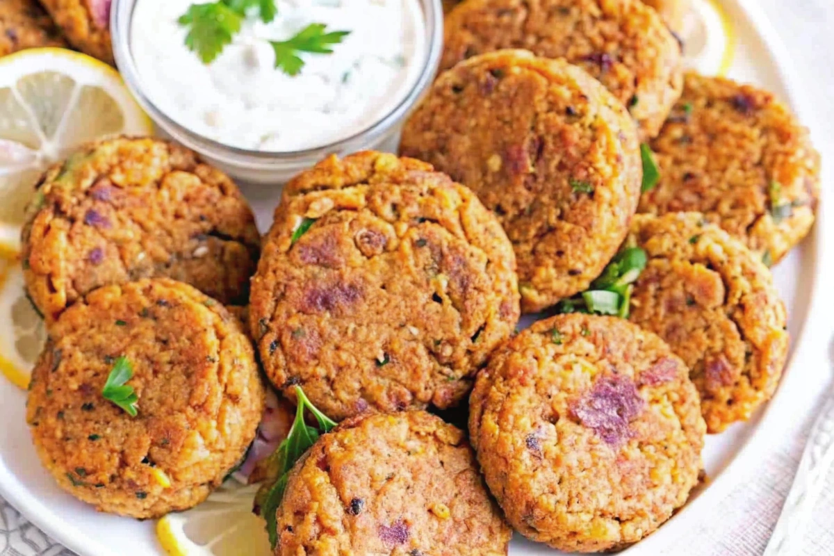 Healthy Greek Chickpea Patties