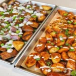 Healthy Sheet Pan Buffalo Chicken