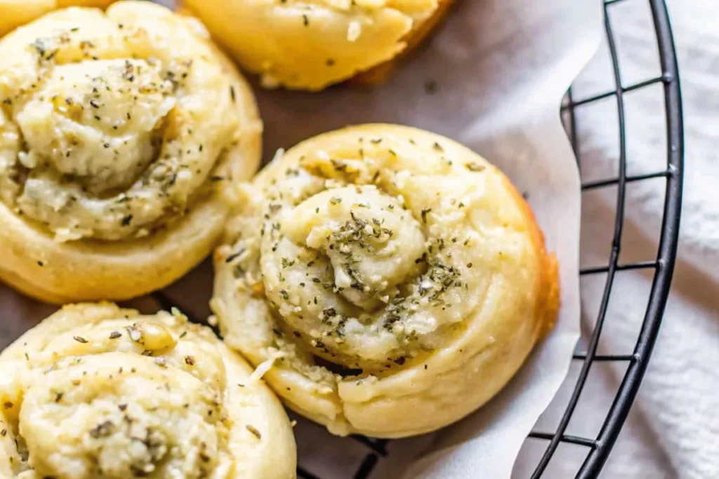 High Protein Garlic Parmesan Rolls