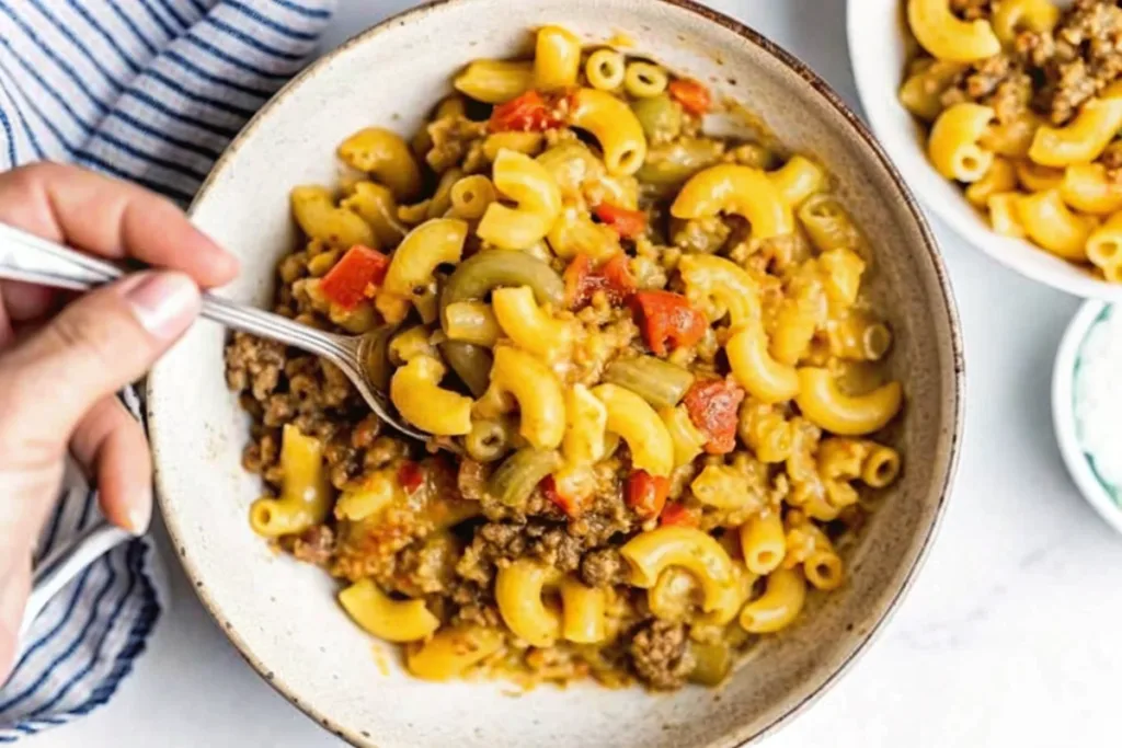 High Protein Taco Macaroni