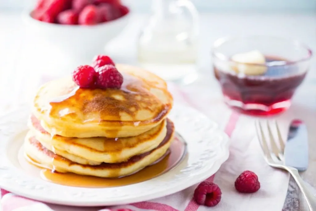 Homemade Sour Cream Pancakes