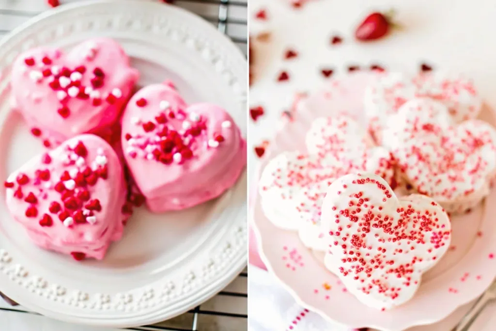 Mini Heart Shaped Cakes