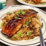 One Pan Killer Crack Salmon and Rice