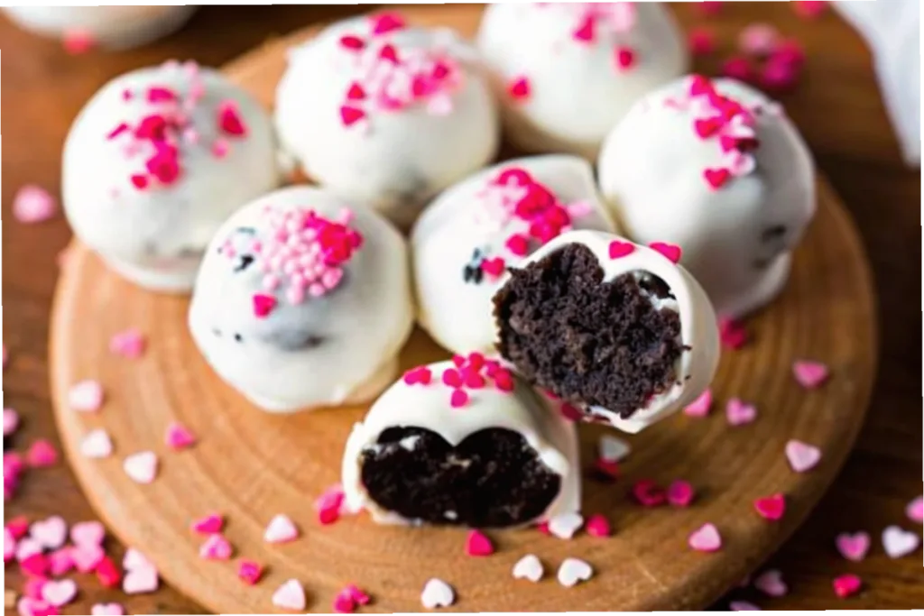 Oreo Balls for Valentine's Day