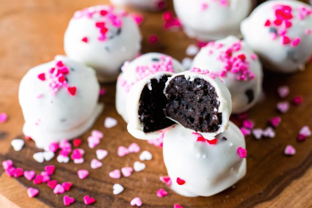 Oreo Balls for Valentine's Day