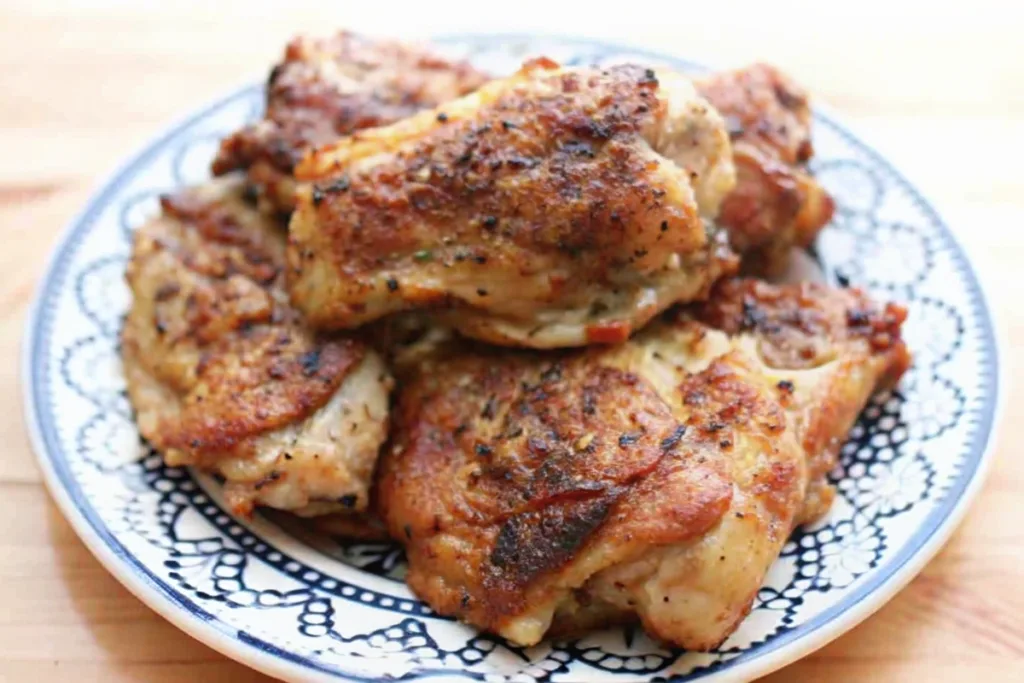 Pan Fried Italian Chicken Thighs