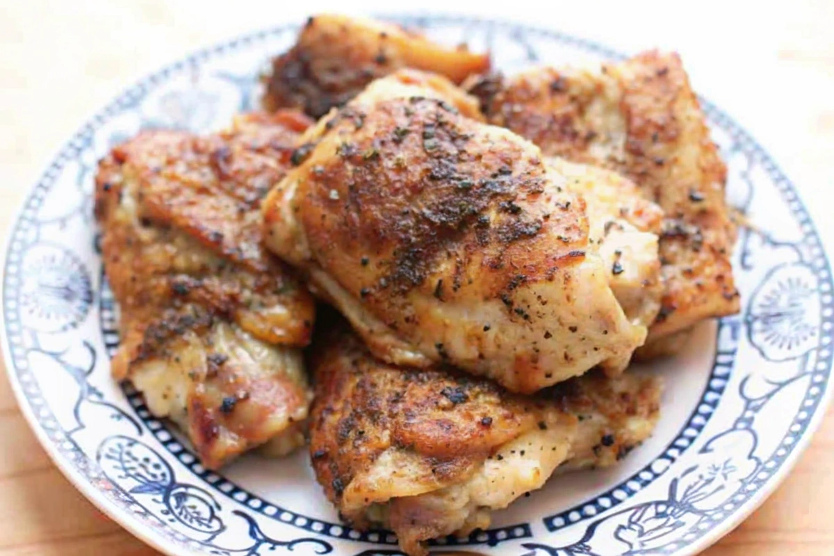 Pan Fried Italian Chicken Thighs