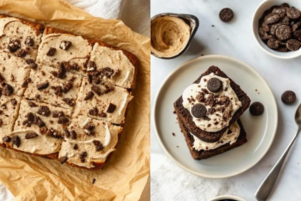 Protein Banana Snack Cake with Icing