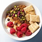 Raspberry Yogurt Cereal Bowl