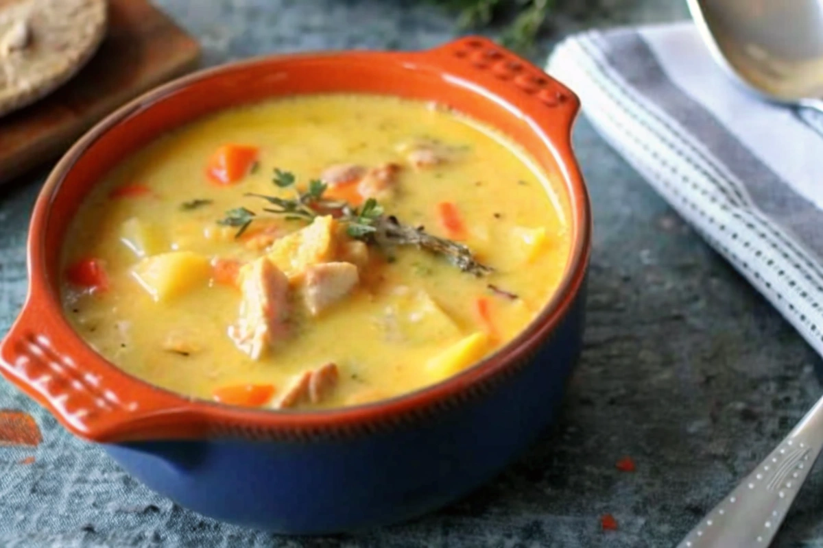 Salmon Corn Chowder