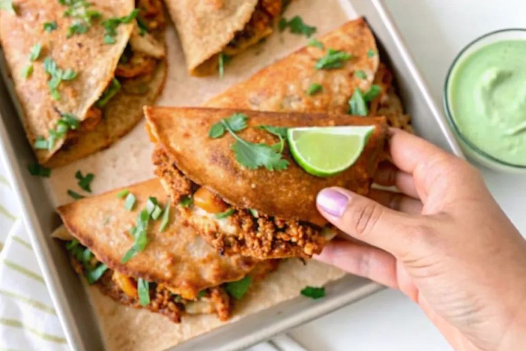 Sheet Pan Crispy Chicken Tacos