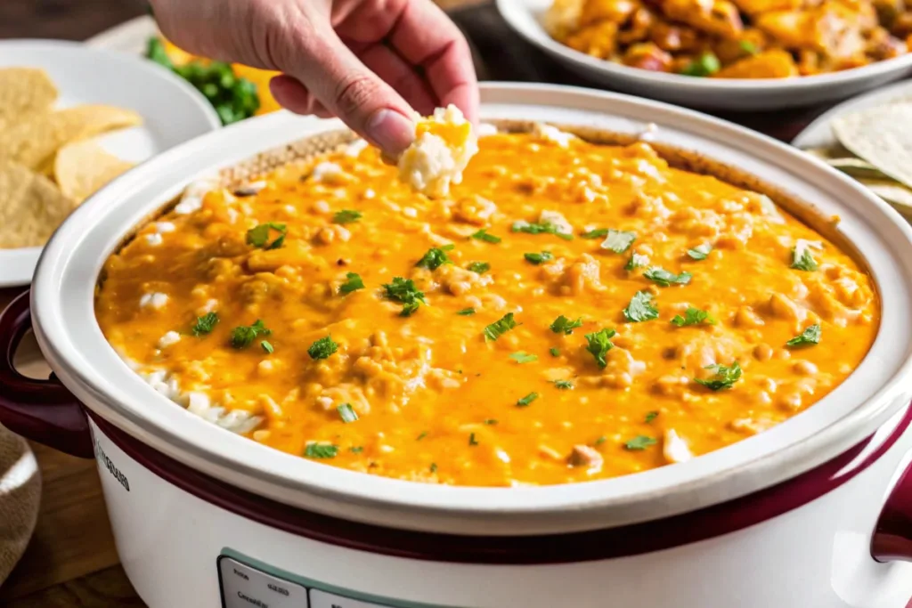 Slow Cooker Buffalo Chicken Dip