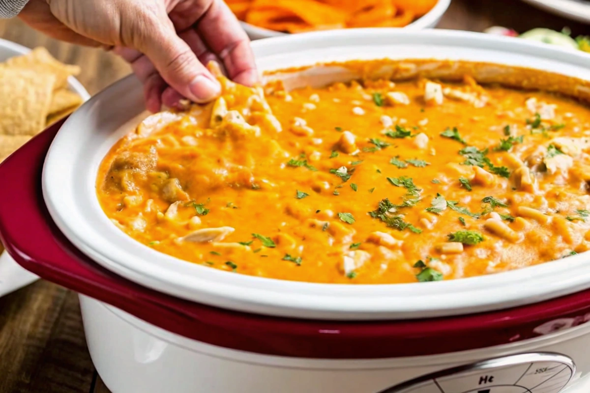 Slow Cooker Buffalo Chicken Dip