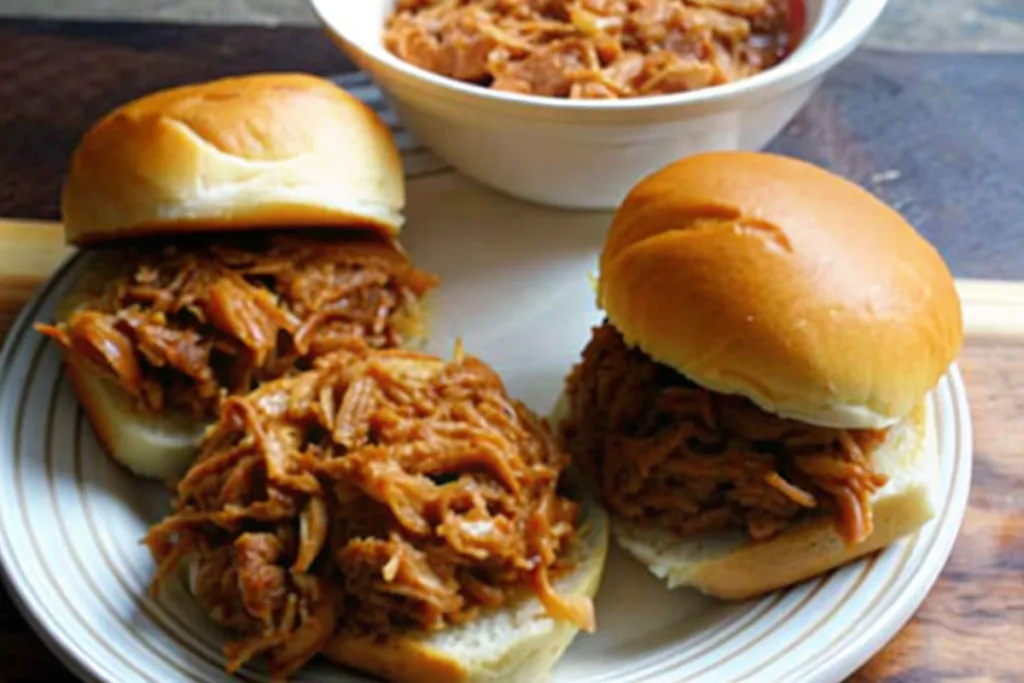 Slow Cooker Pulled Chicken Bbq