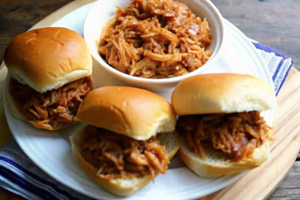 Slow Cooker Pulled Chicken Bbq