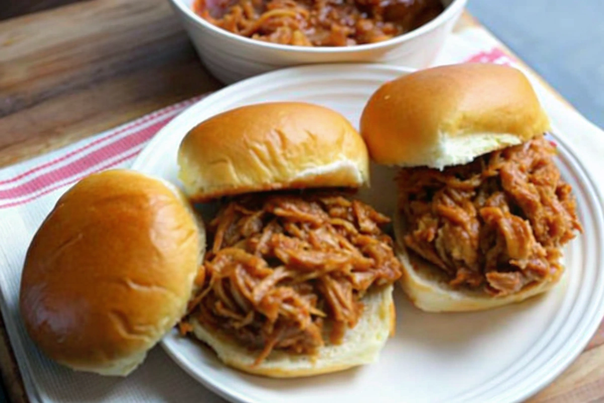 Slow Cooker Pulled Chicken Bbq