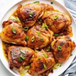 Soy-Ginger Glazed Chicken Thighs