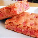 Strawberry Cake Mix Brownies