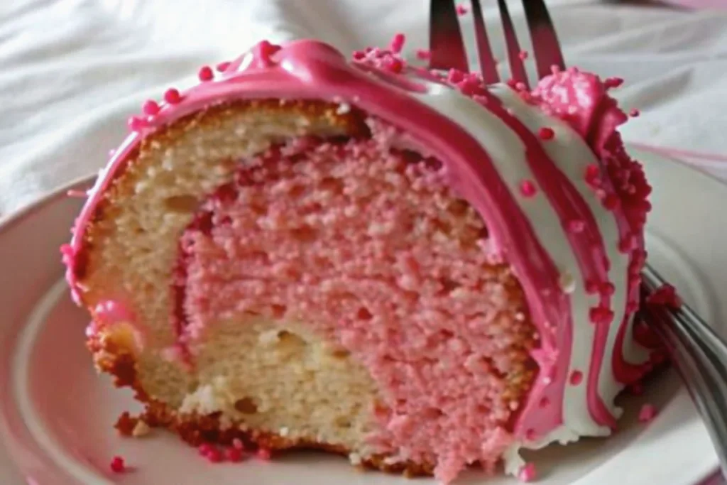 Swirl Valentine's Day Cake