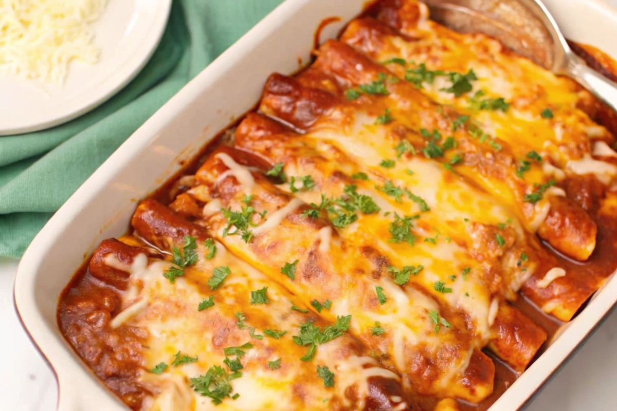 The Best Ground Beef Enchiladas ingredients