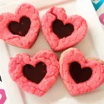Valentine Cake Mix Cookies