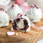 Valentine Cookie Balls with Oreos