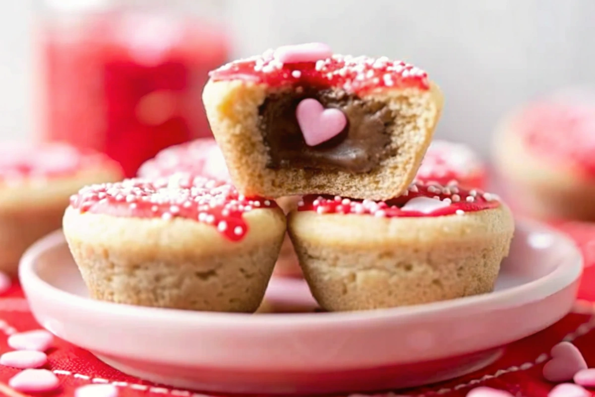 Valentine's Day Cookie Cups