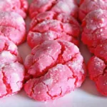 Valentines Day Crinkle Cookies